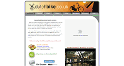Desktop Screenshot of dutchbike.co.uk