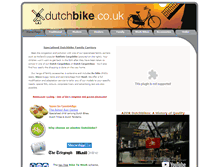 Tablet Screenshot of dutchbike.co.uk